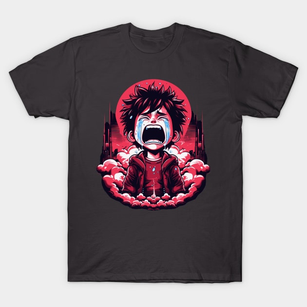 CRYING BOY T-Shirt by coxemy